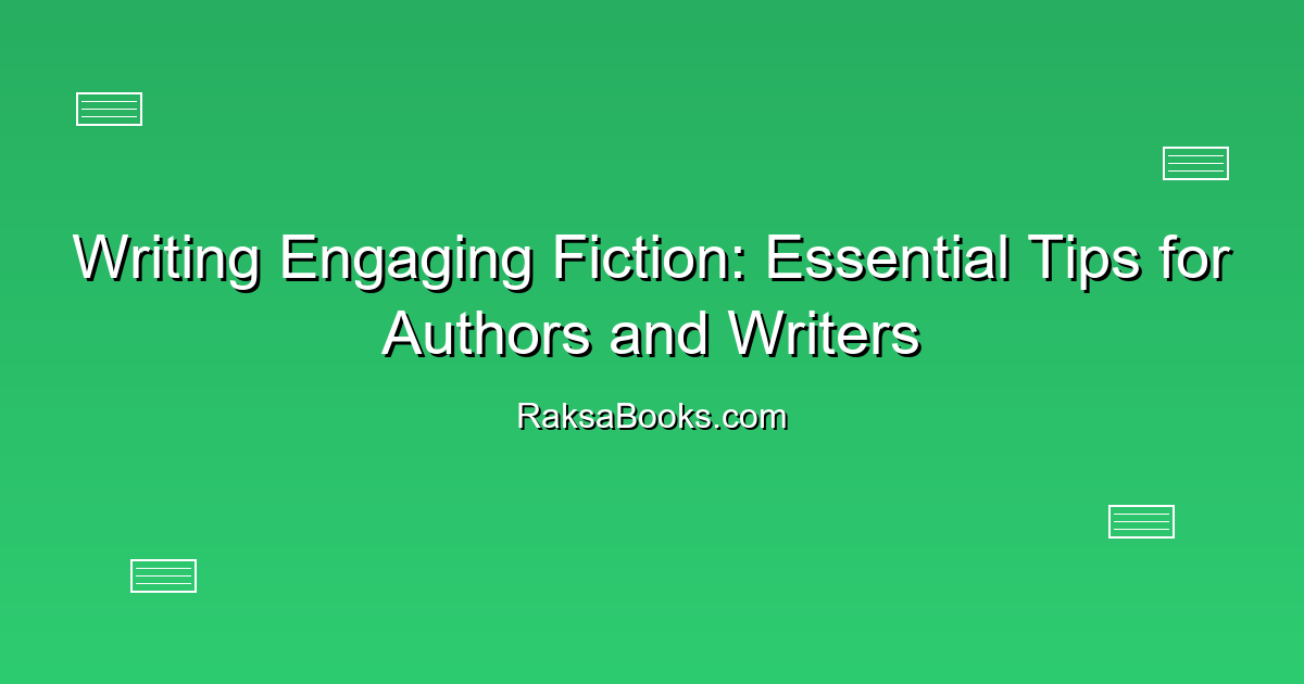 Writing Engaging Fiction: Essential Tips for Authors and Writers